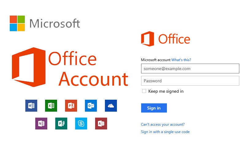 microsoft office account management console