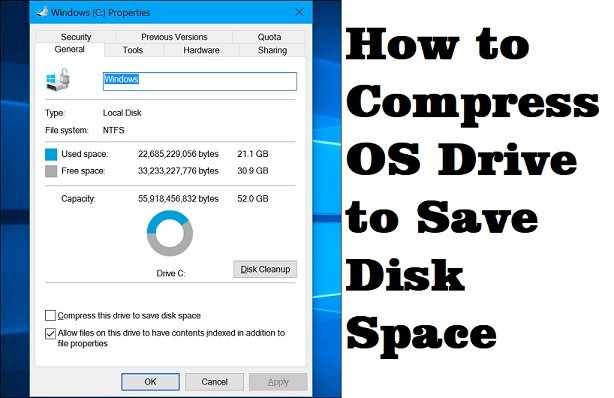 compress your os drive disk cleanup compress your os drive disk cleanup