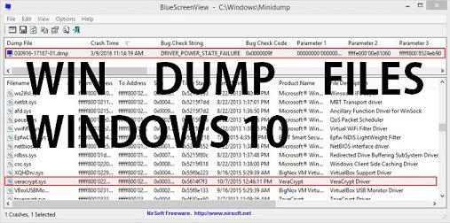 win dump files windows 10 win dump files windows 10
